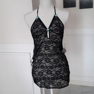 New 2 piece lace chemise
